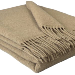 Wollplaid & Wolldecke "Tirol U" beige