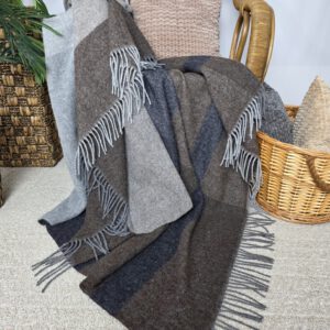 Alternative view of Wollplaid & Wolldecke "Tirol F" braun-beige-grau