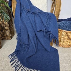 Alternative view of Wollplaid & Wolldecke "Tirol MU" blau