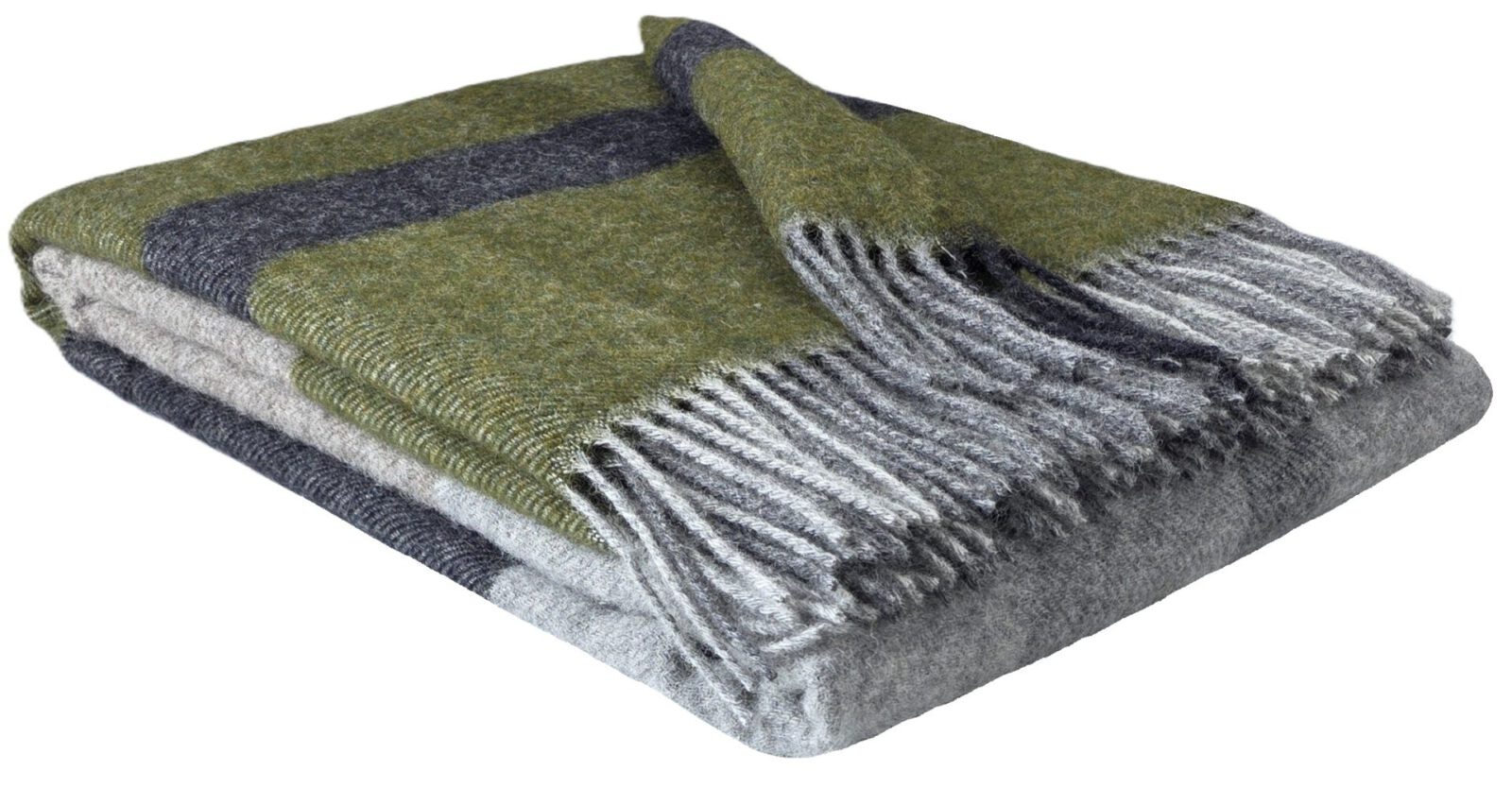 Wolldecken und Wollplaids