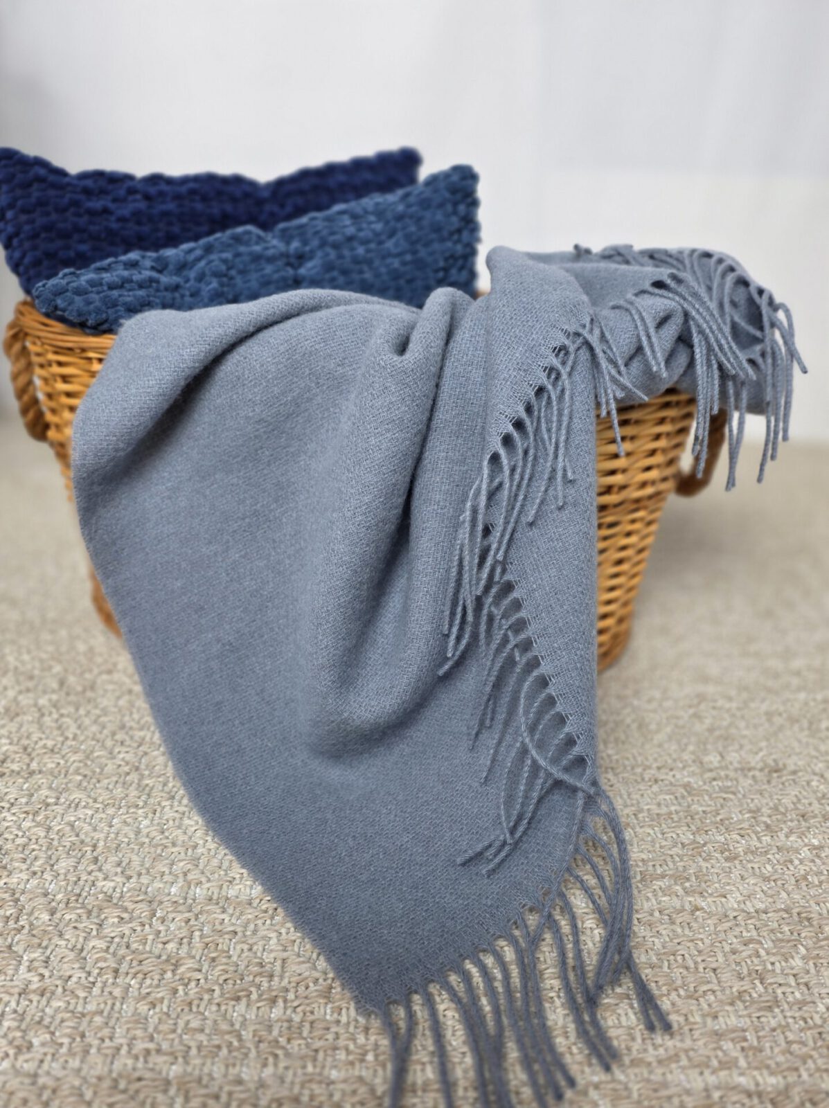 Wolldecken und Wollplaids