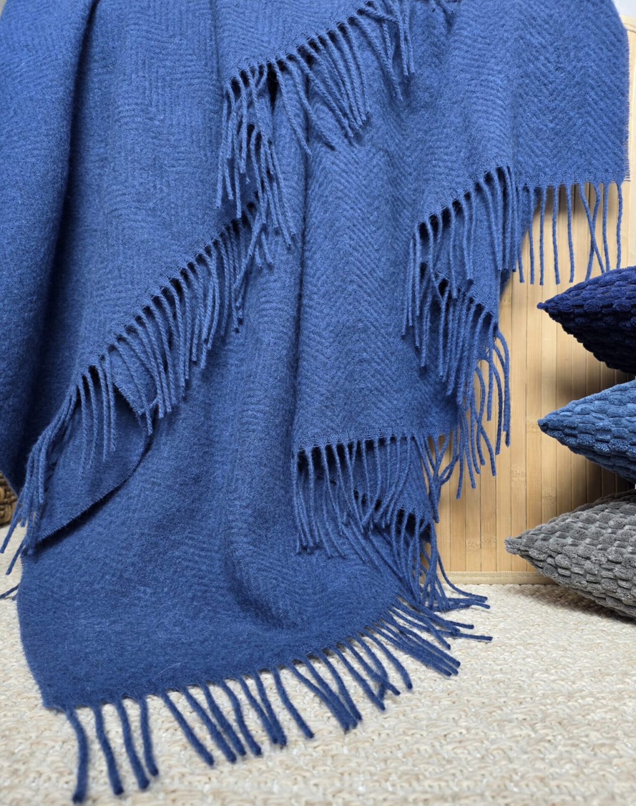 Wolldecken und Wollplaids