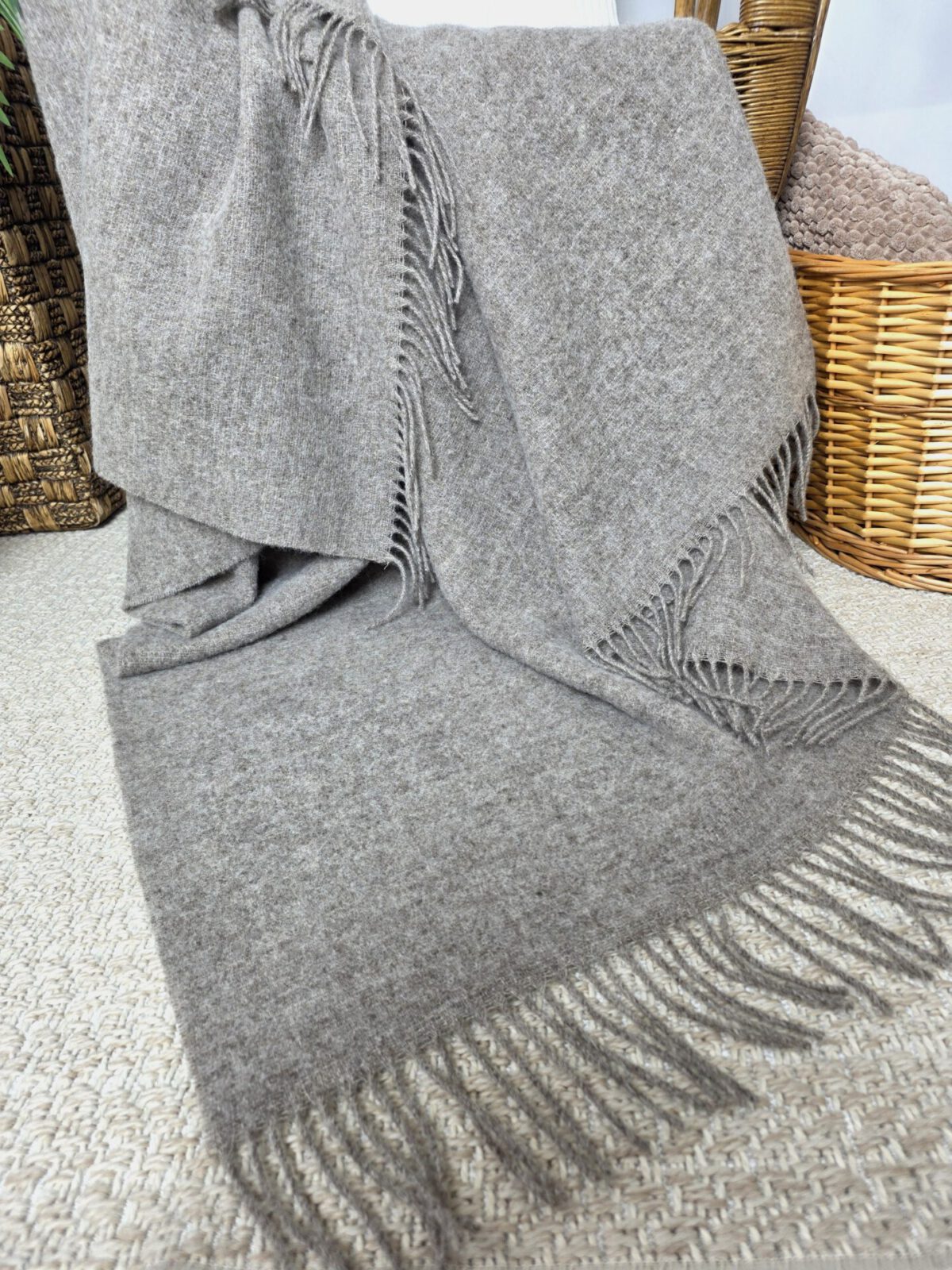 Wolldecken und Wollplaids