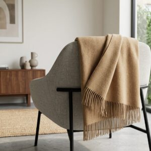 Alternative view of Wollplaid & Wolldecke "Tirol U" beige