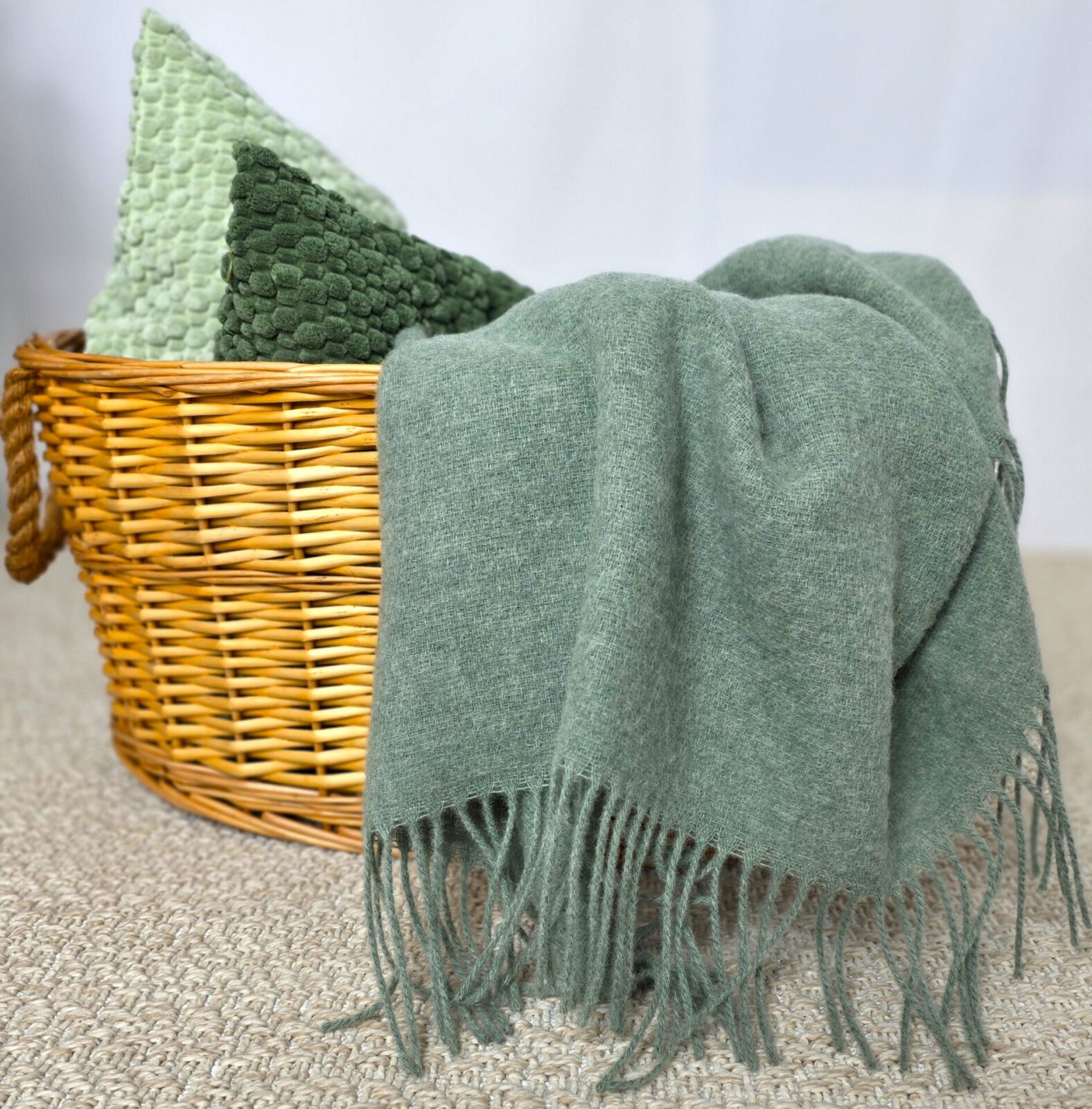 Wolldecken und Wollplaids