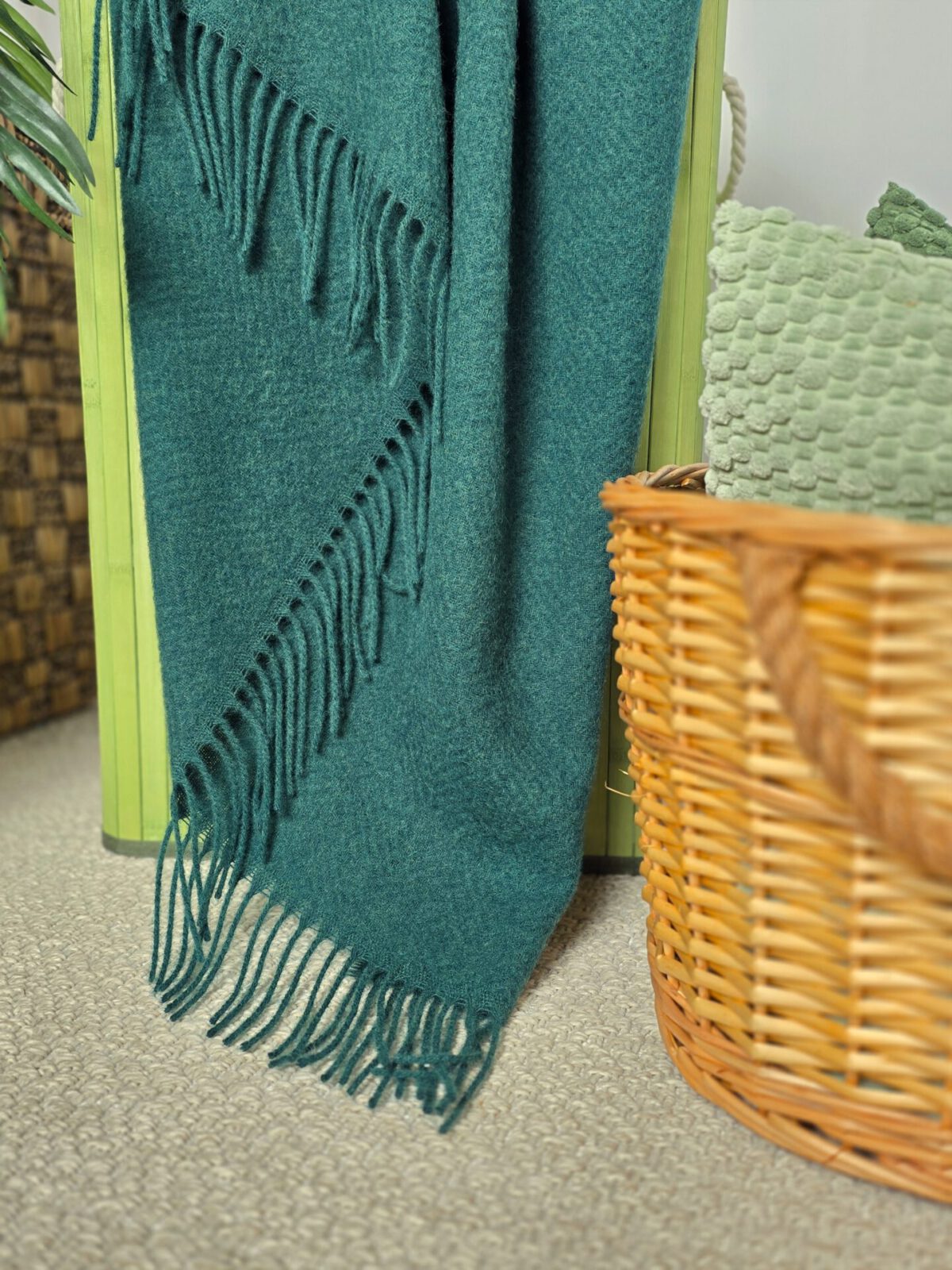 Wolldecken und Wollplaids