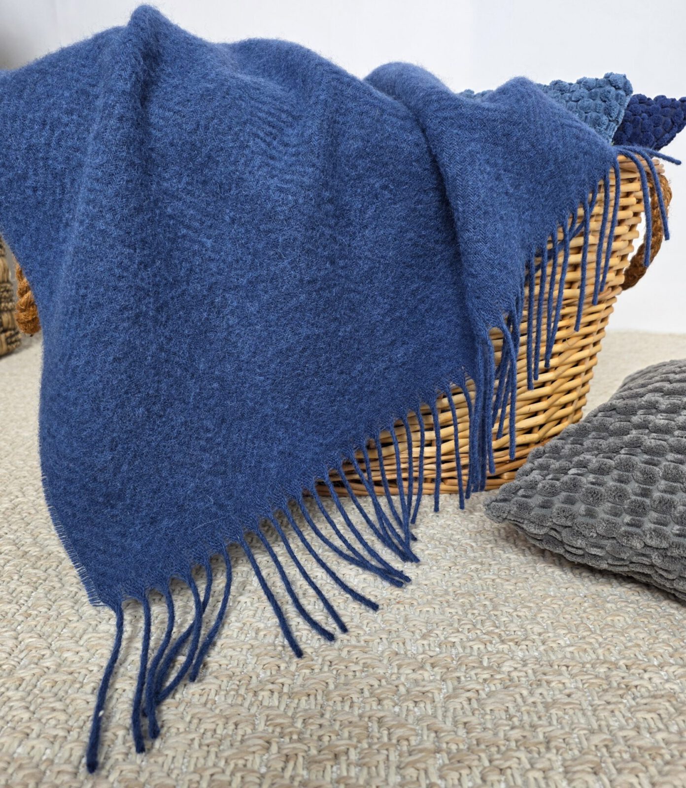 Wolldecken und Wollplaids