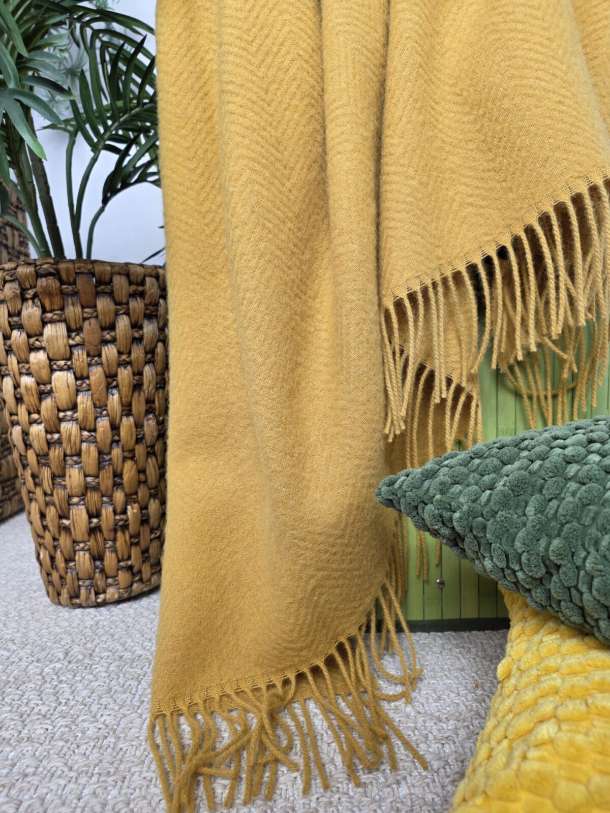 Wolldecken und Wollplaids