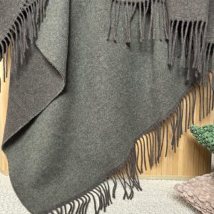 Alternative view of Wolldecke & Wollplaid, 90 % Merinowolle,10% Kaschmir "Faro DF" braun-olive