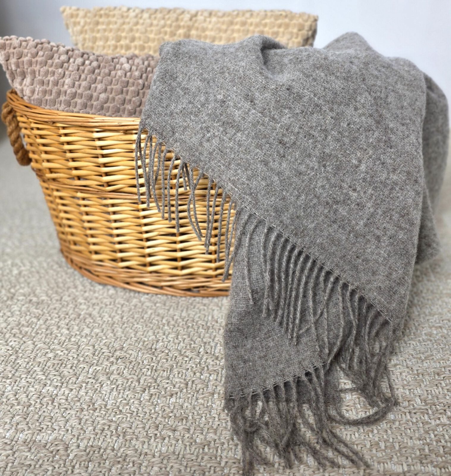 Wolldecken und Wollplaids