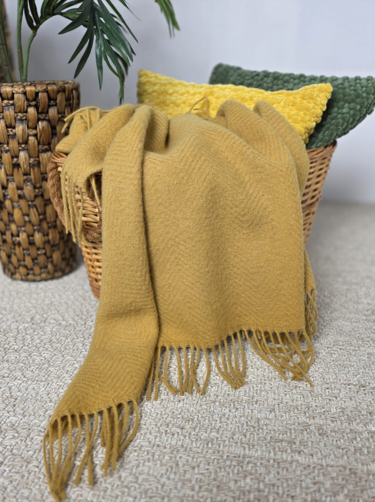 Wolldecken und Wollplaids