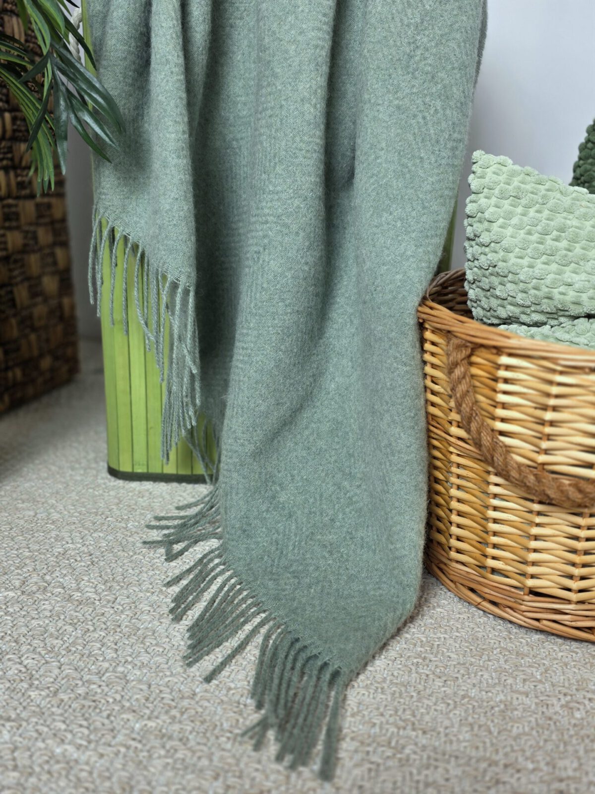 Wolldecken und Wollplaids