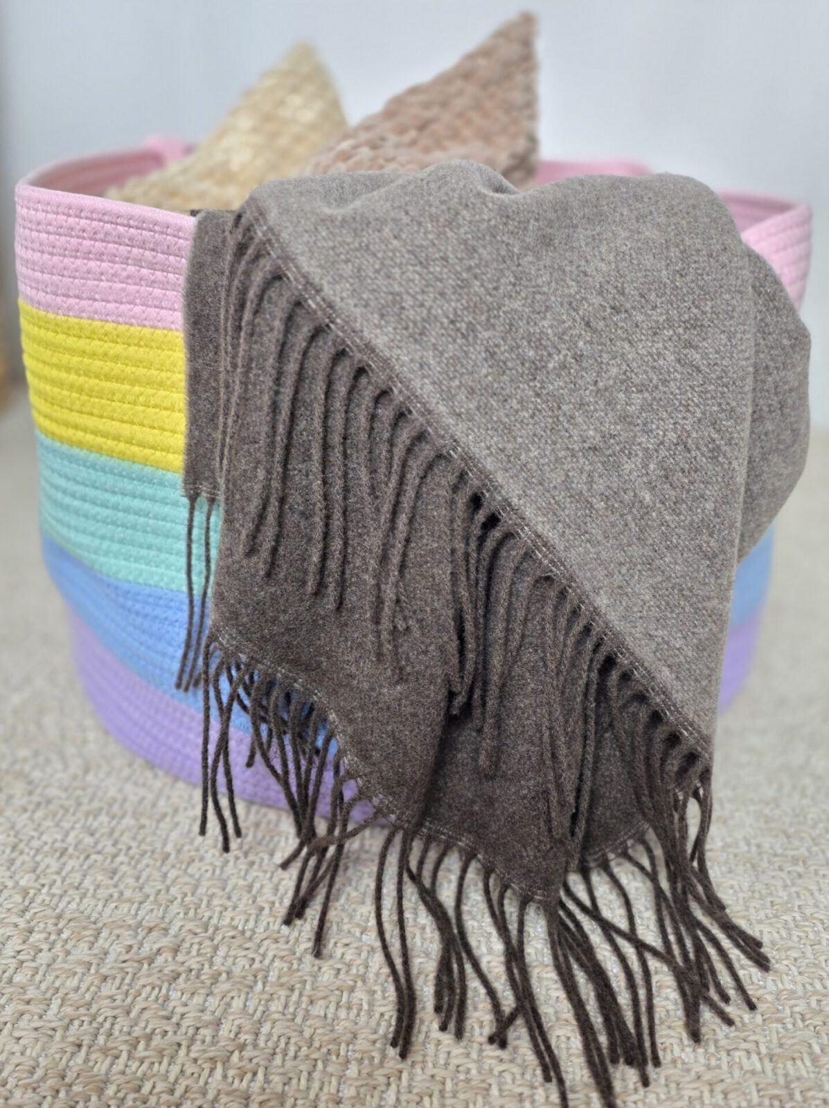 Wolldecken und Wollplaids