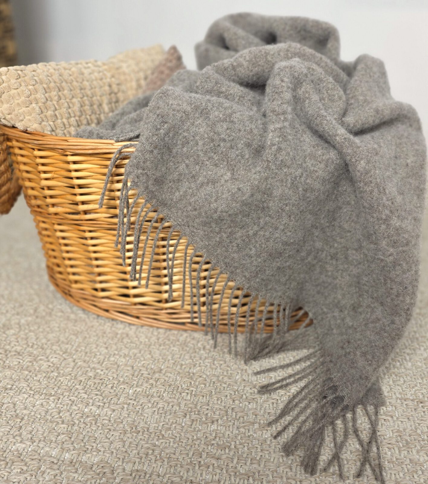 Wolldecken und Wollplaids