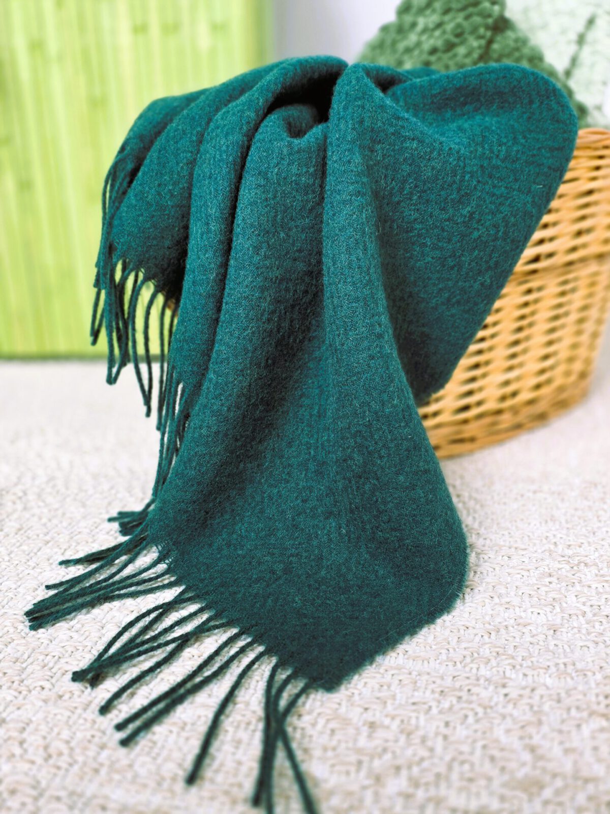 Wolldecken und Wollplaids