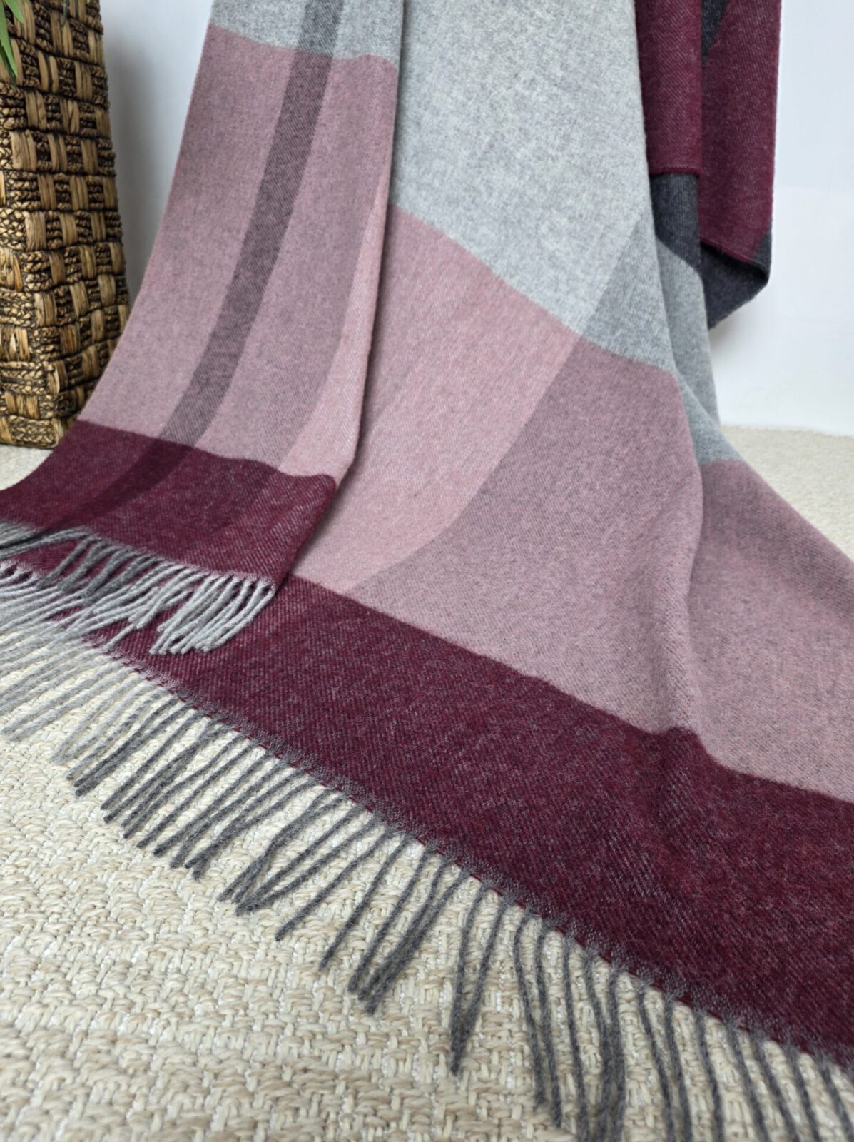 Wolldecken und Wollplaids