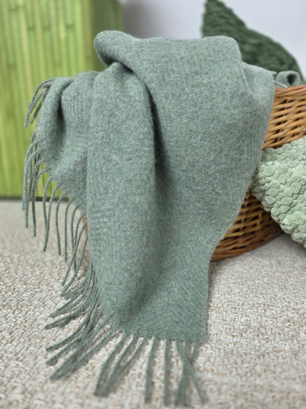 Wolldecken und Wollplaids