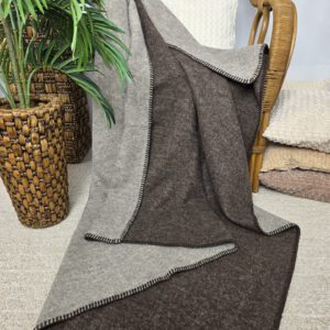 Alternative view of Wollplaid & Wolldecke "Selva DF" braun-taupe