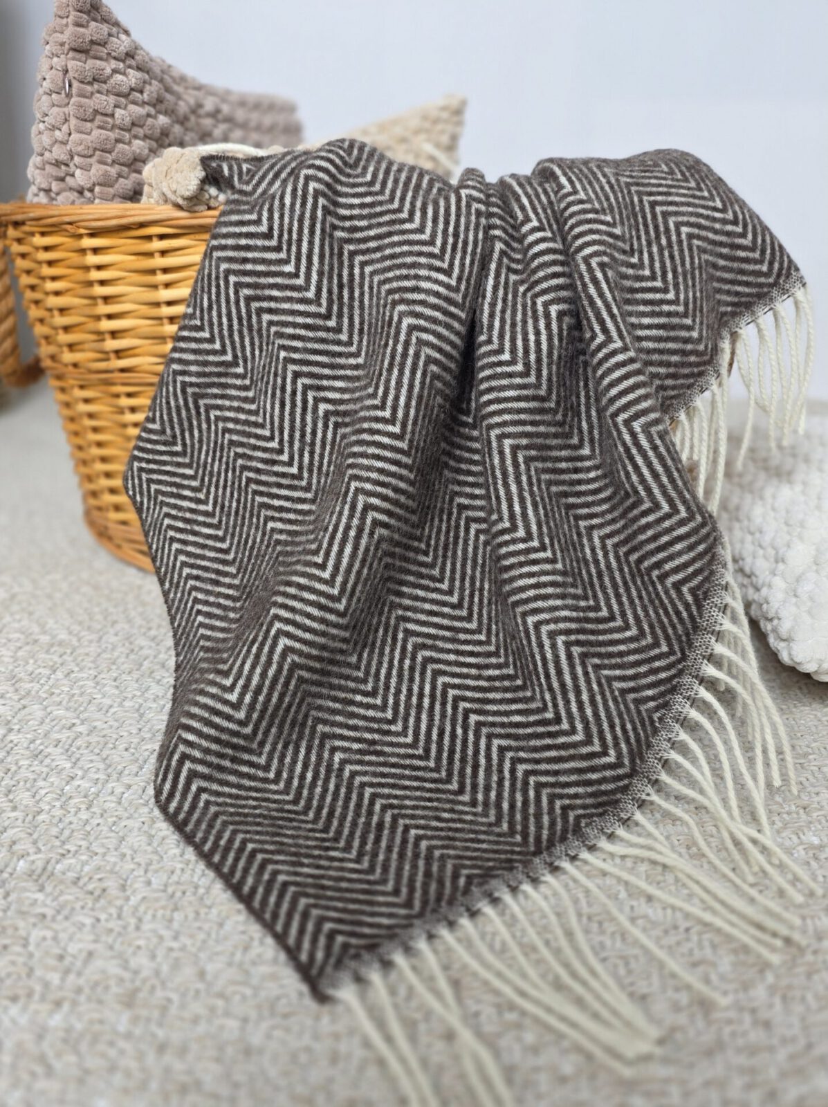 Wolldecken und Wollplaids
