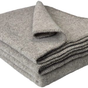 Wollplaid & Wolldecke "Selva U" taupe