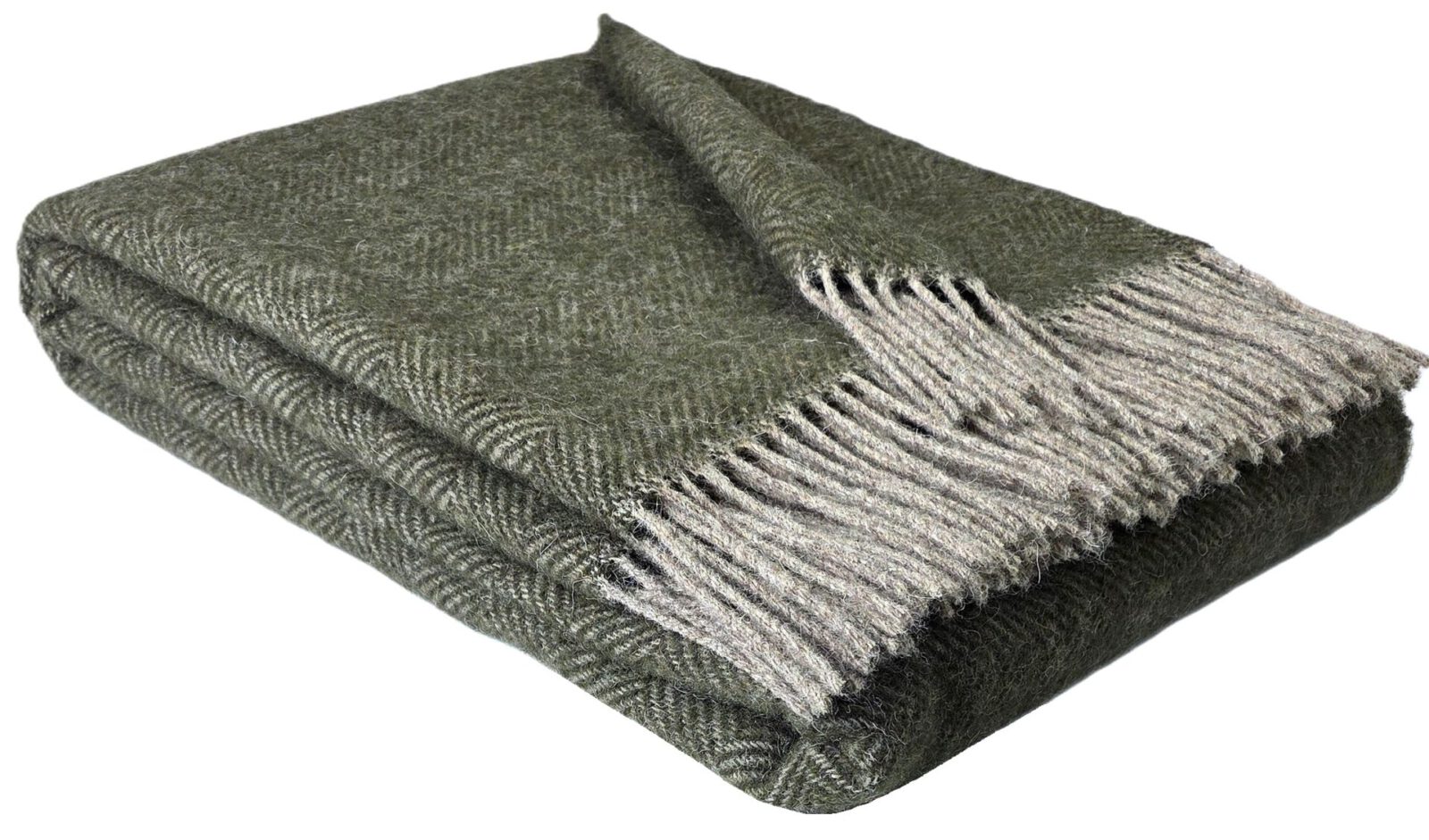 Wolldecken und Wollplaids