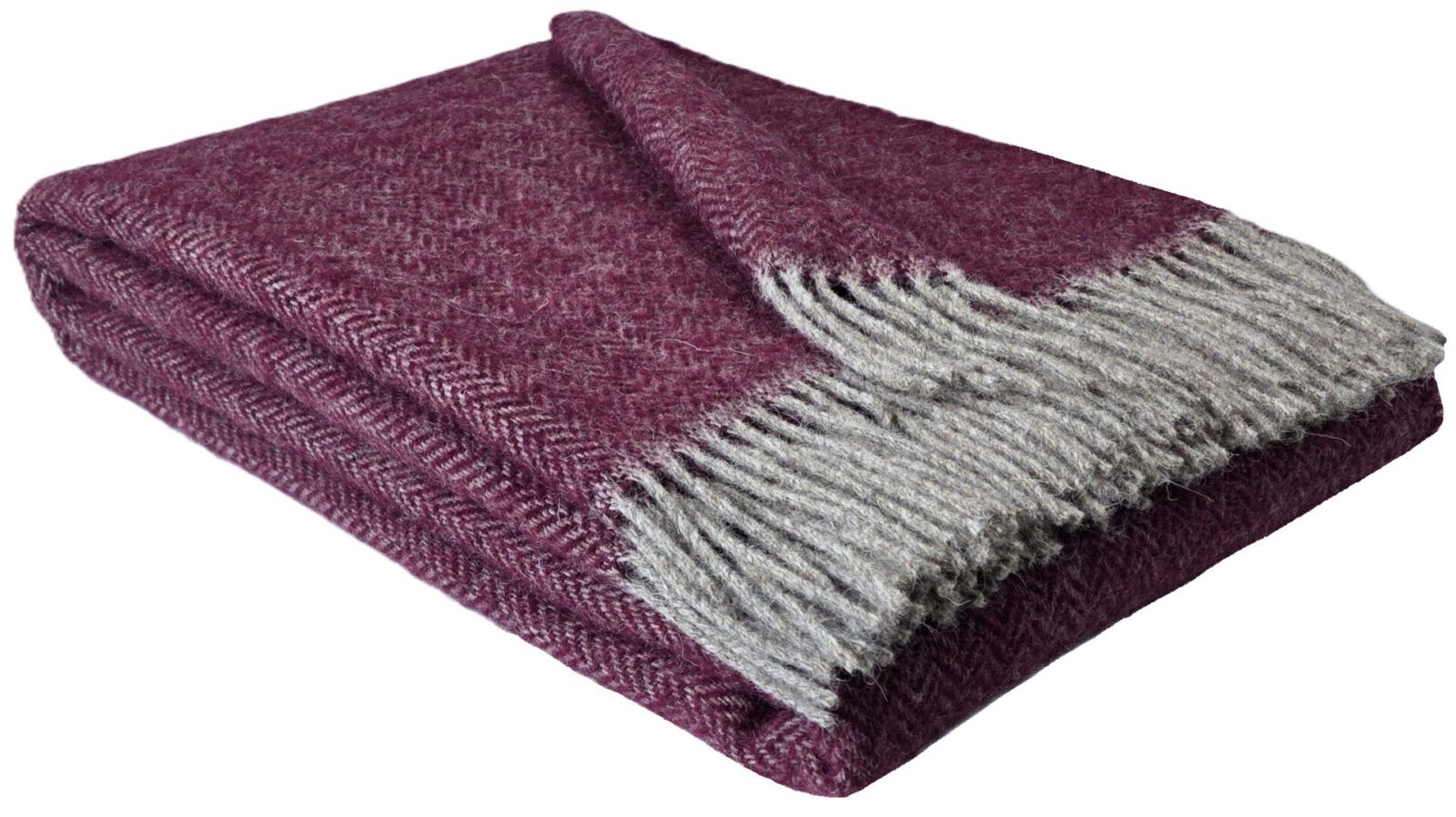 Wolldecken und Wollplaids