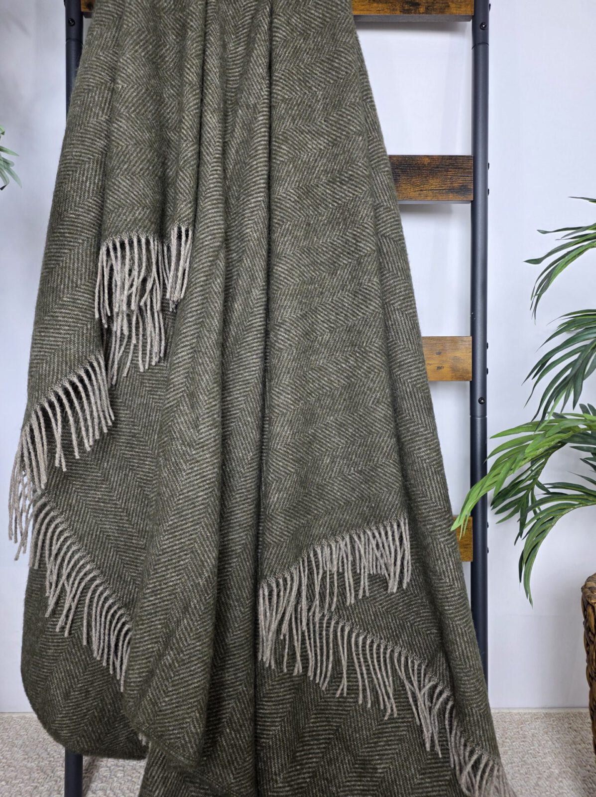 Wolldecken und Wollplaids