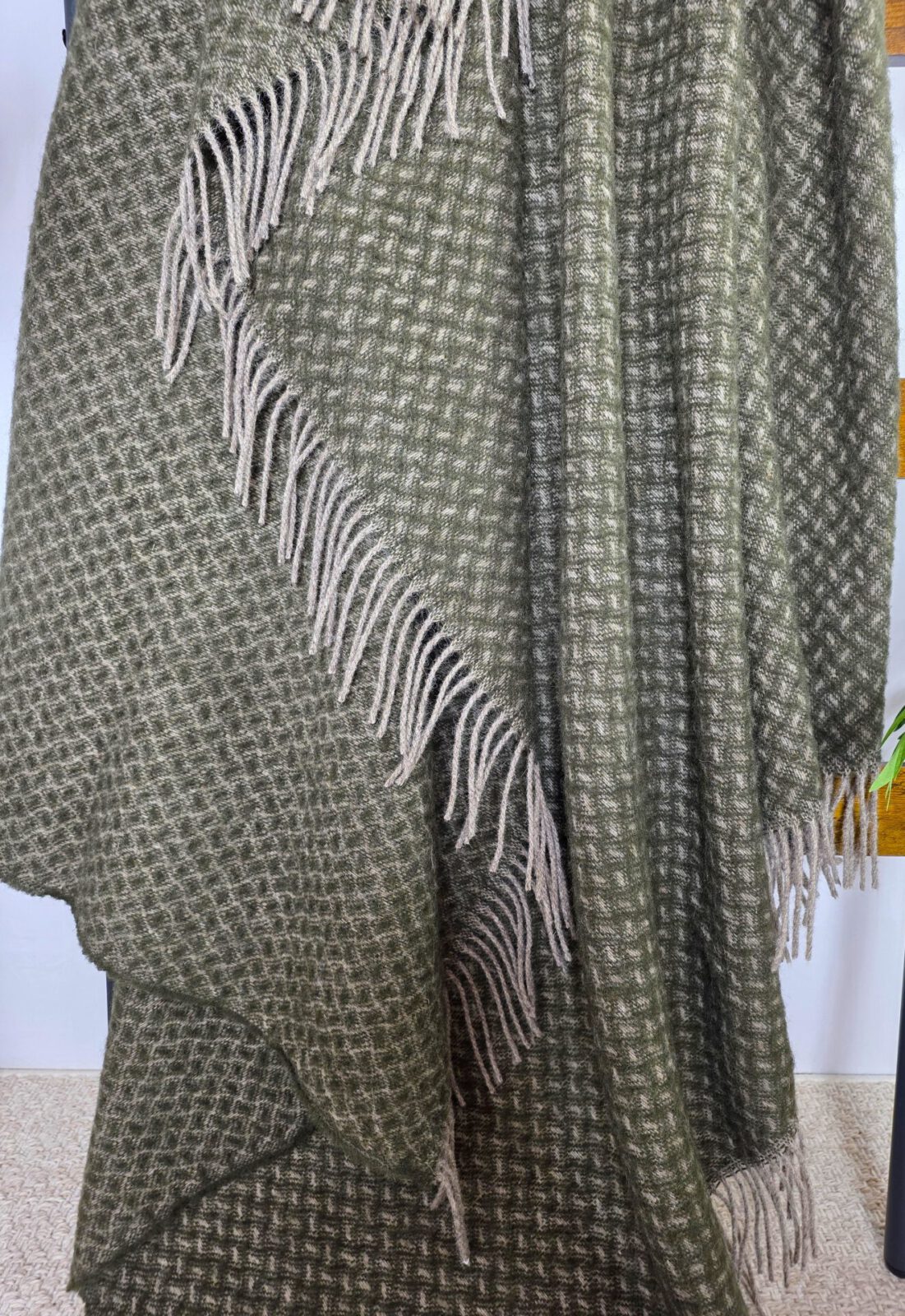 Wolldecken und Wollplaids