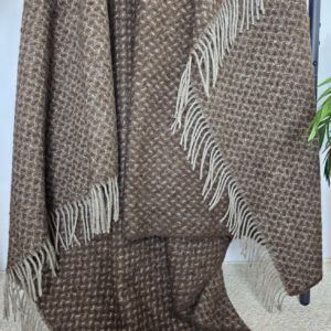 Alternative view of Wollplaid & Wolldecke "Nord L" taupe-braun