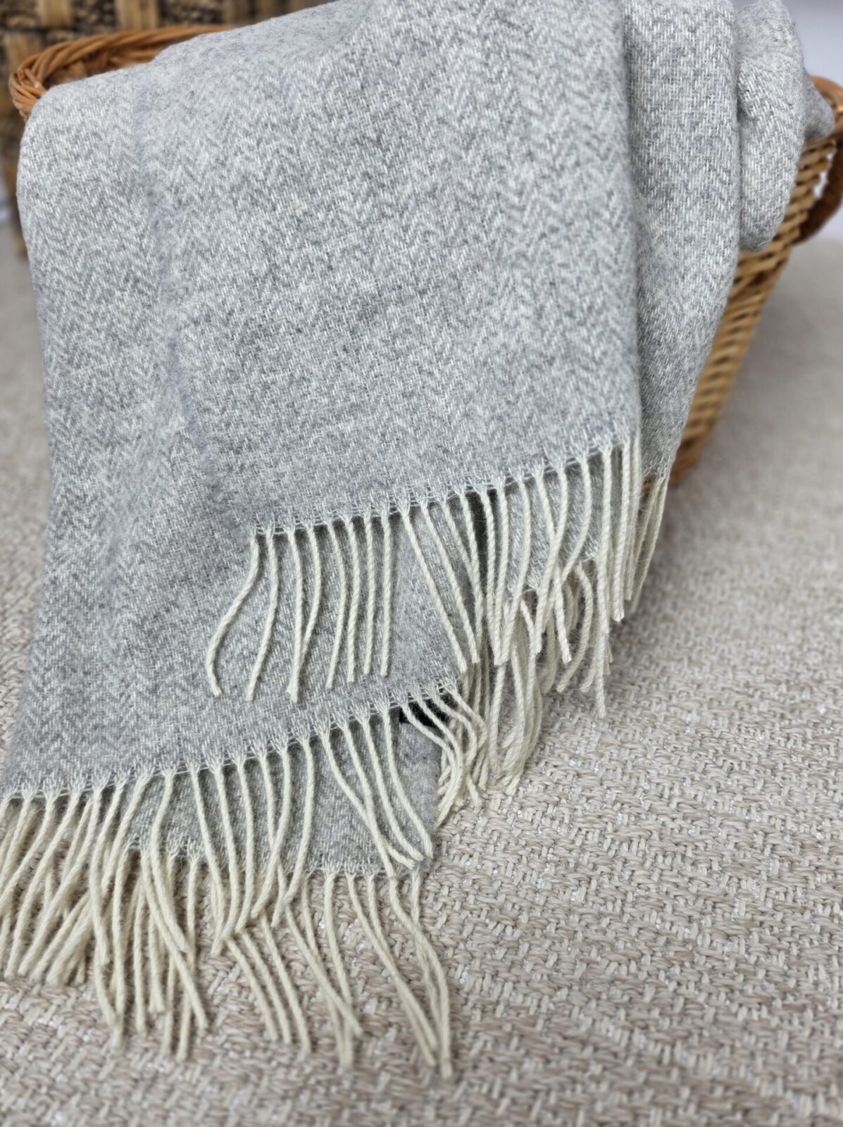Wolldecken und Wollplaids