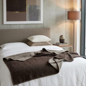 Alternative view of Wollplaid & Wolldecke "Selva DF" braun-taupe