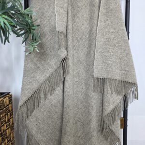 Alternative view of Wollplaid & Wolldecke "Nord A" taupe-hellbeige