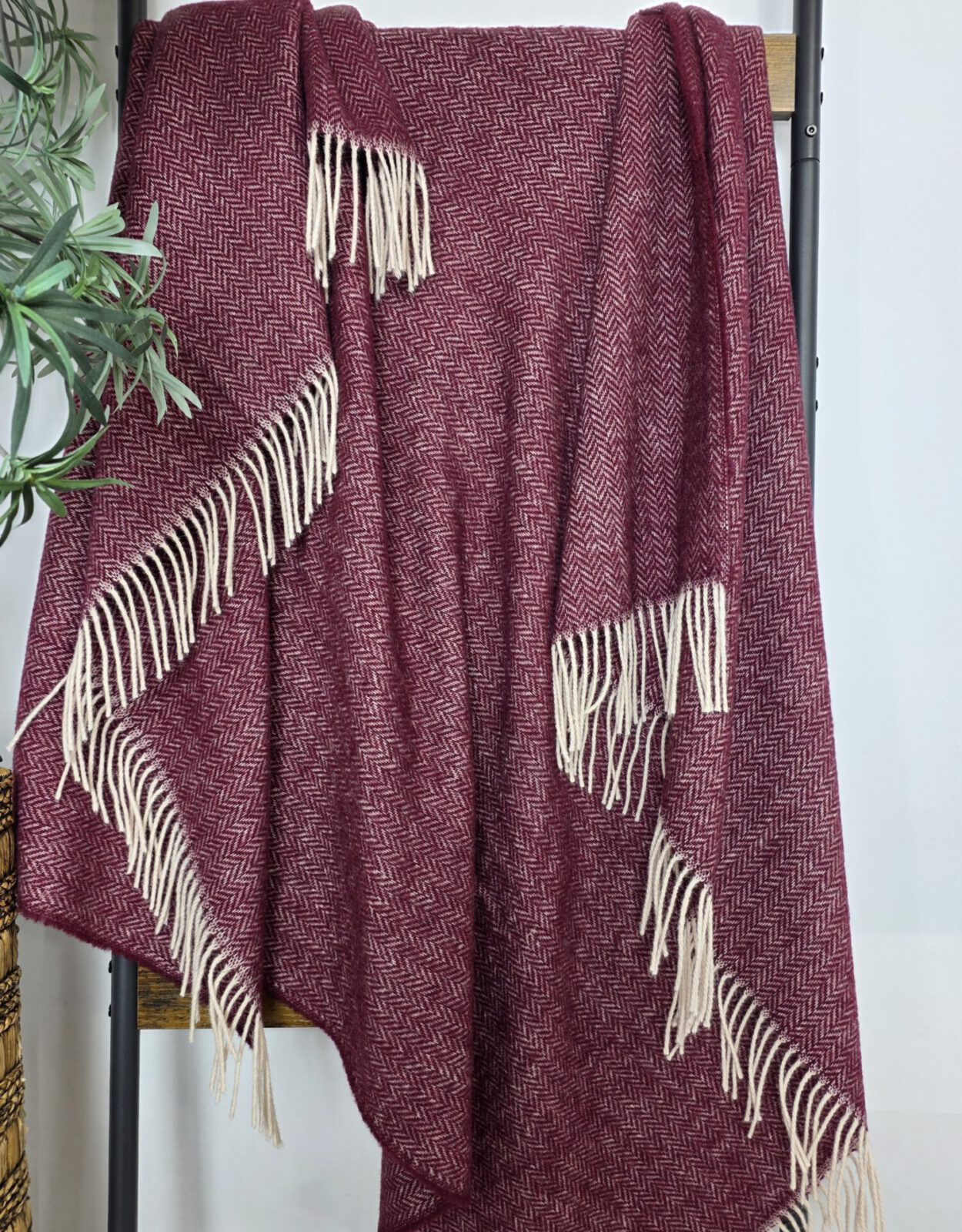 Wolldecken und Wollplaids