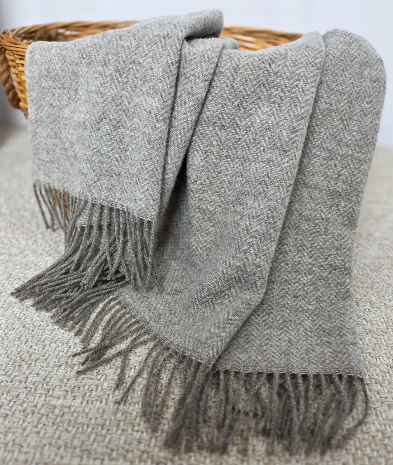 Wolldecken und Wollplaids