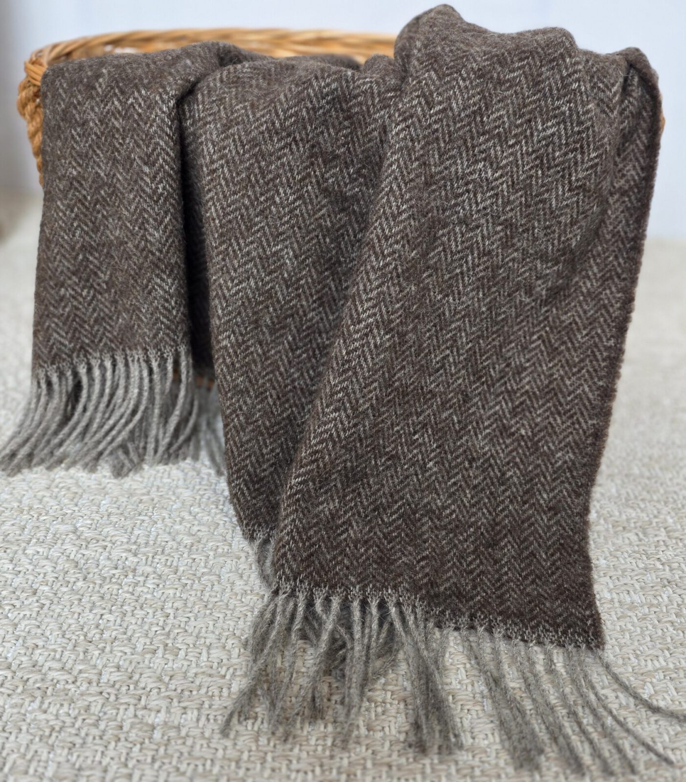 Wolldecken und Wollplaids