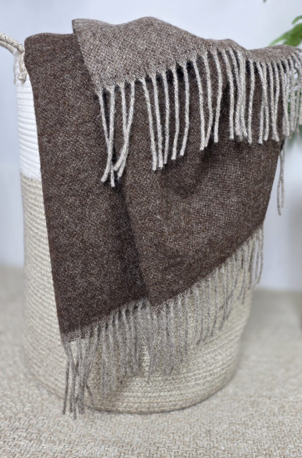 Wolldecken und Wollplaids