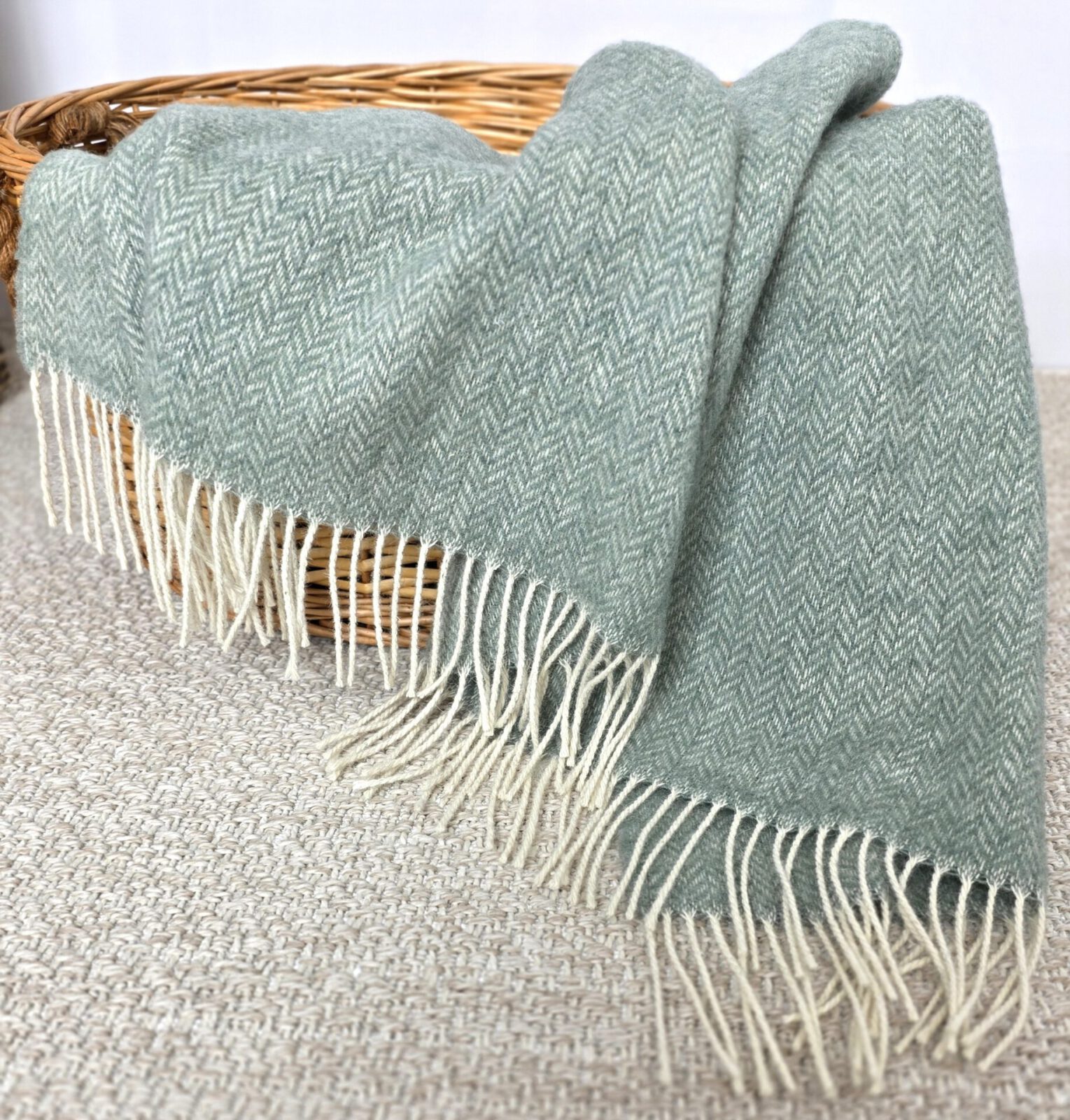 Wolldecken und Wollplaids