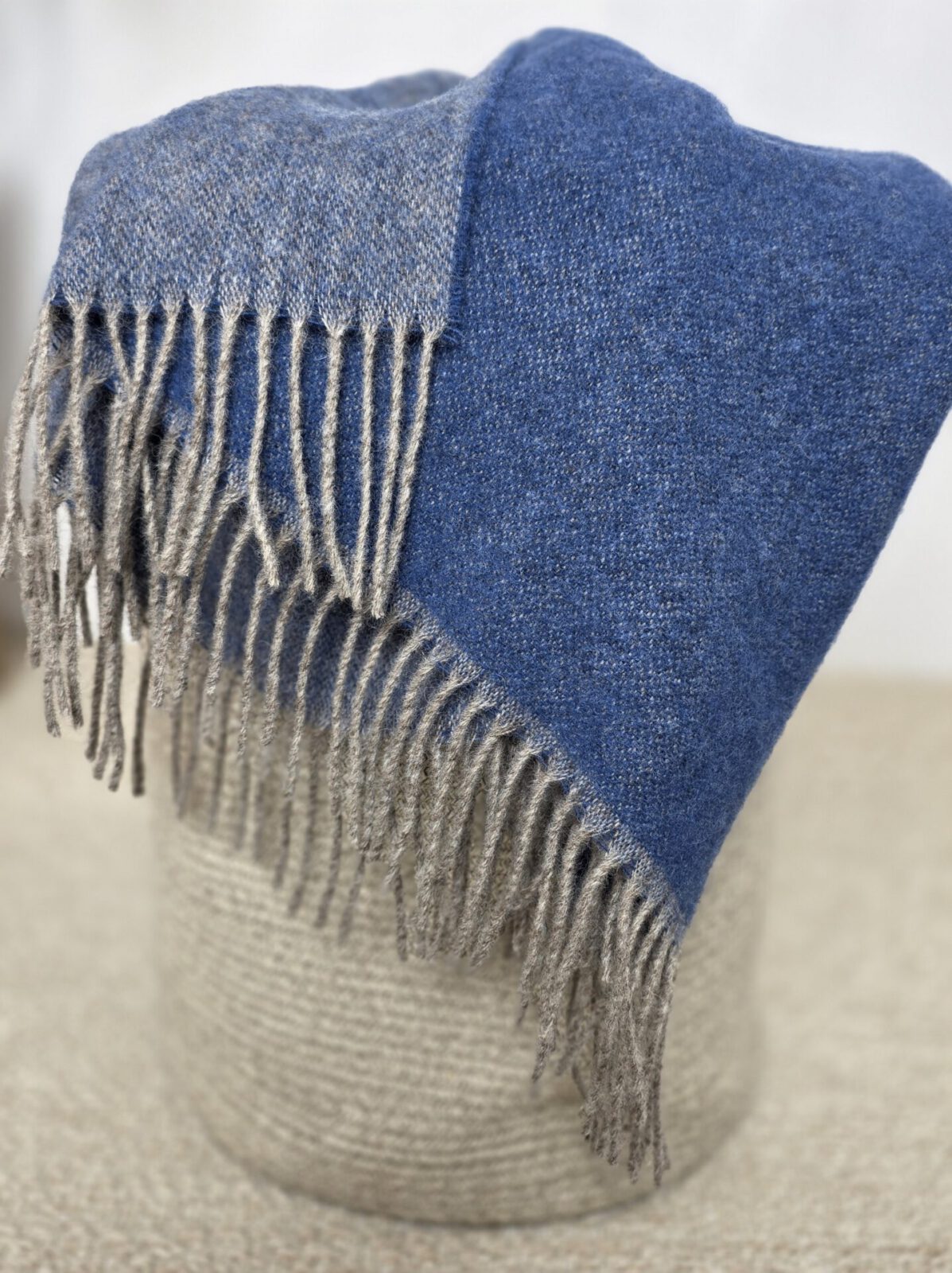 Wolldecken und Wollplaids